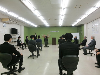 情報技術セクター　2020年新入社員の入社式を行いました。