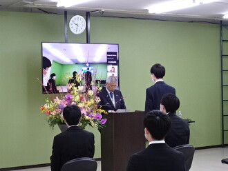 情報技術セクター　2023年新入社員の入社式を行いました。